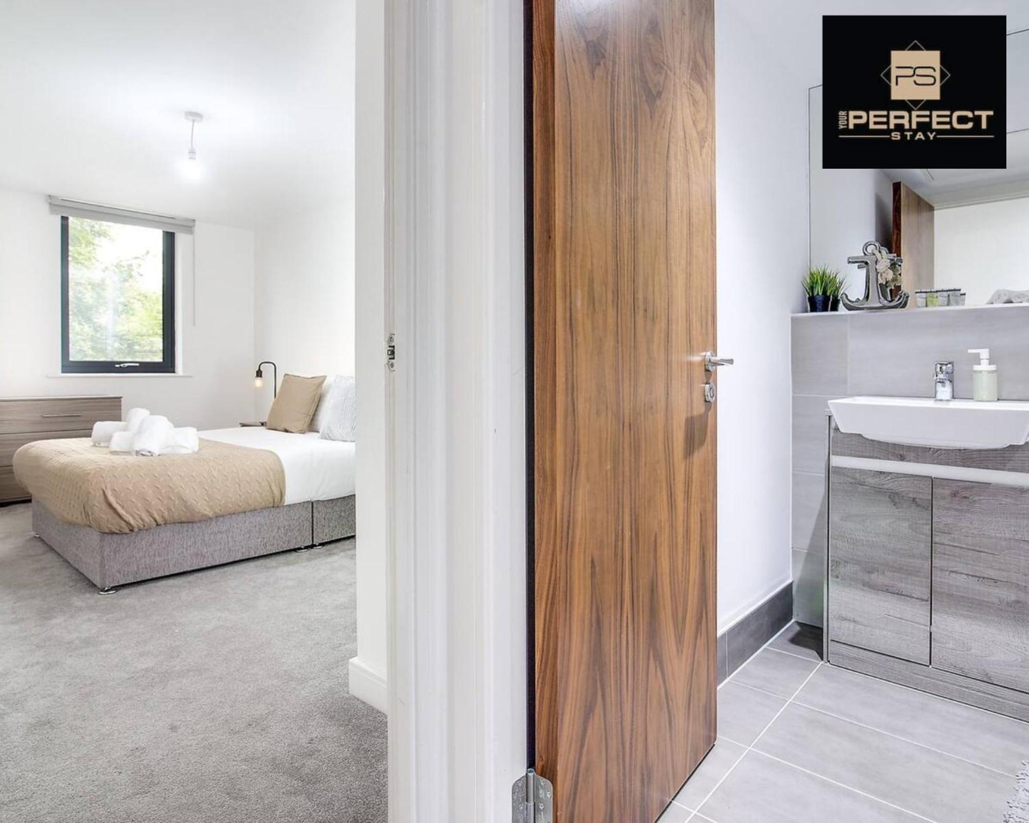 Luxe Modern Apartment Birmingham Extérieur photo