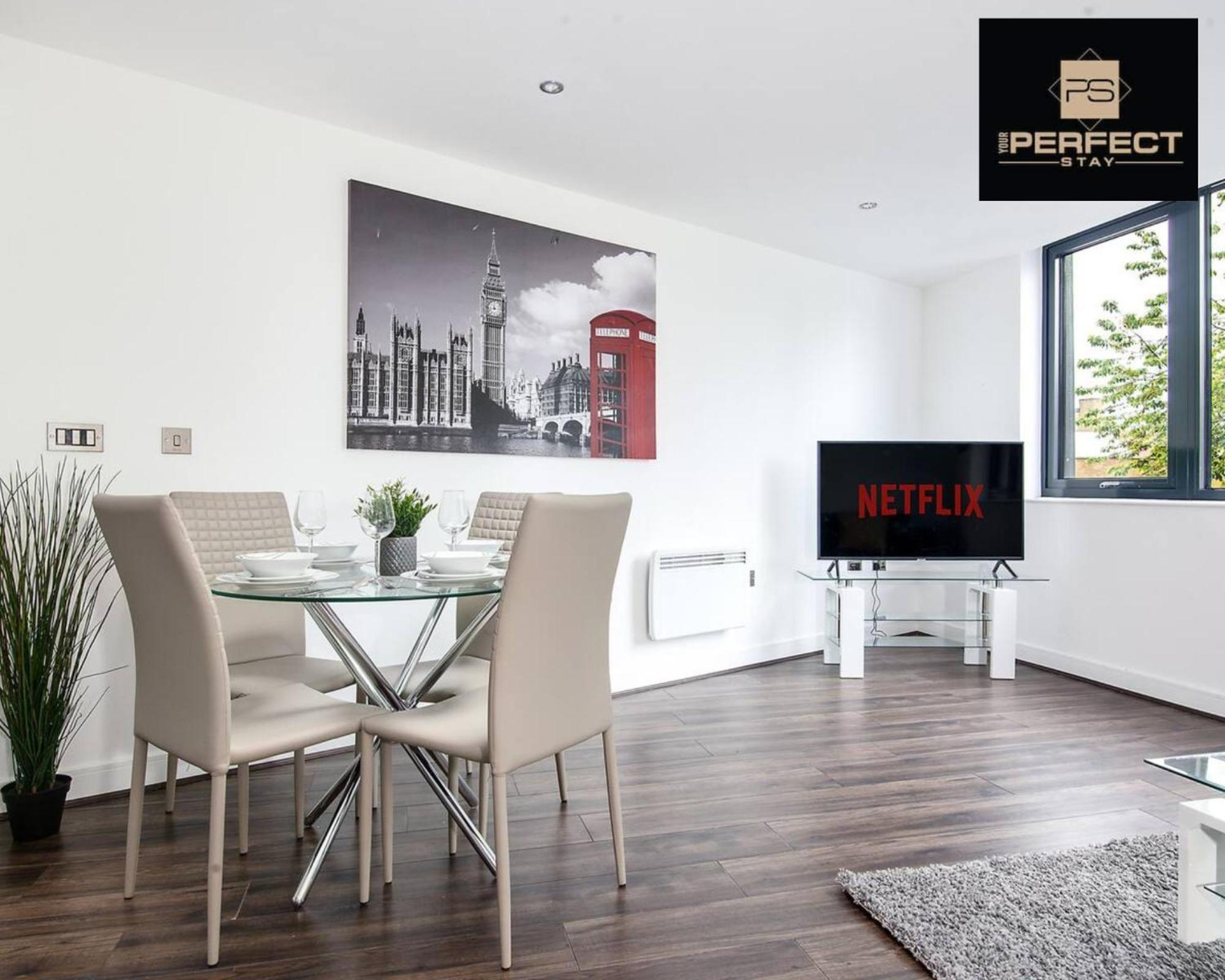 Luxe Modern Apartment Birmingham Extérieur photo