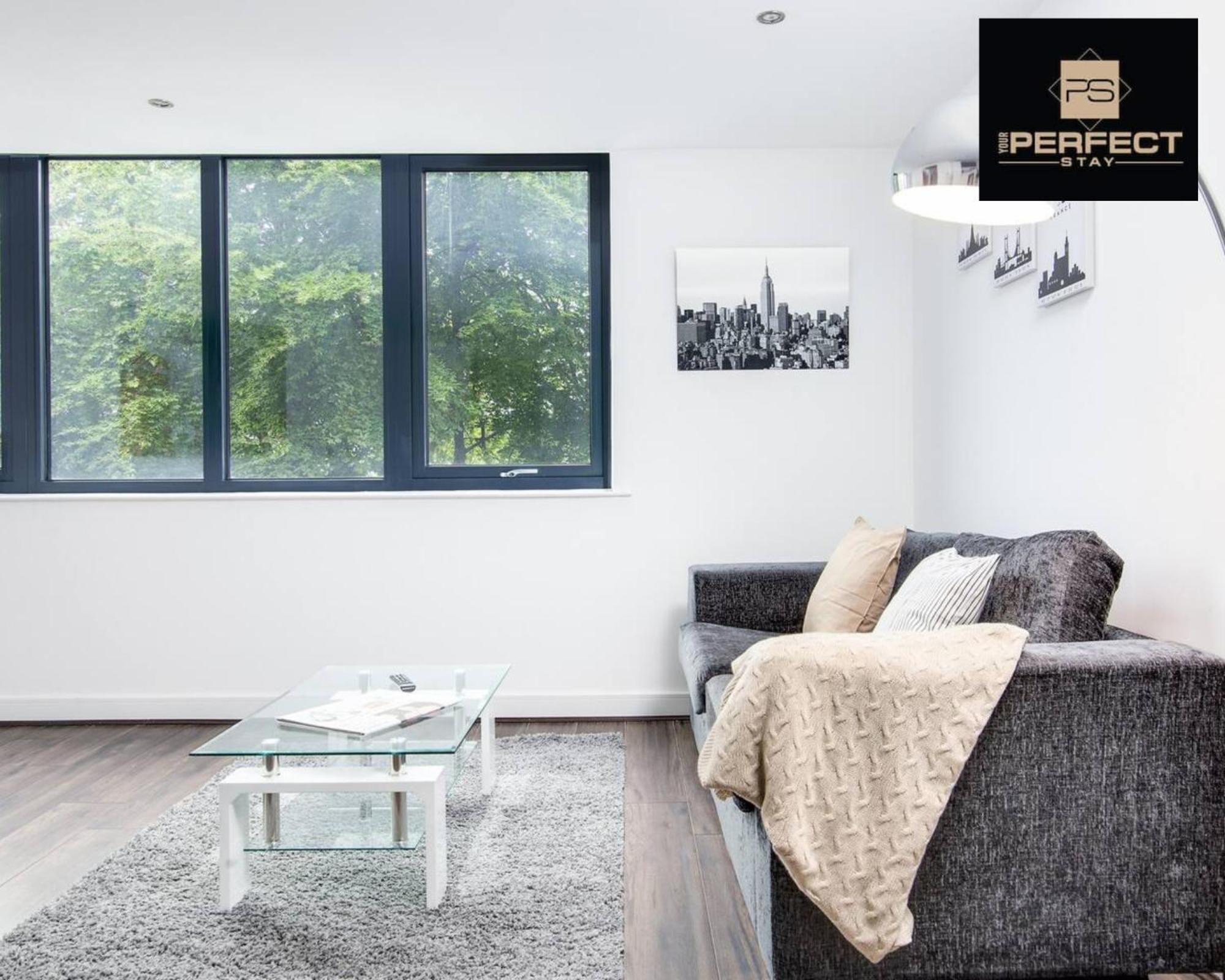 Luxe Modern Apartment Birmingham Extérieur photo